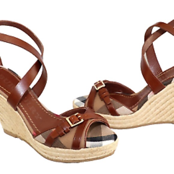 Burberry Bridle Horsecheck Walden 100 Espadrilles - Picture 1 of 8